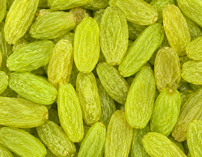Green Raisins Round